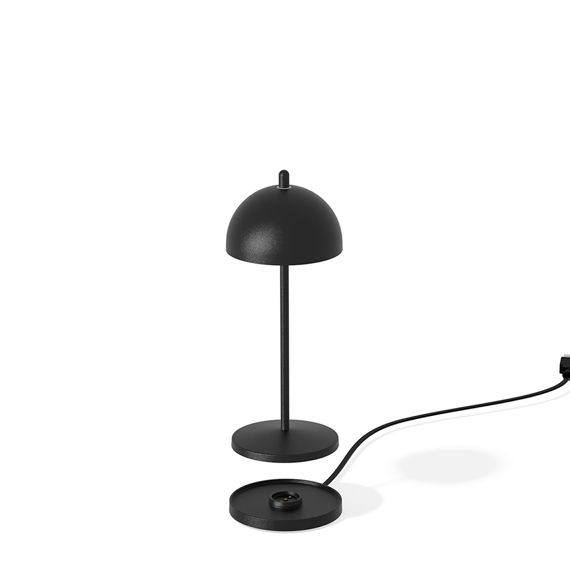 Fiore Micro Rechargeable Cordless Table Lamp (Set of 6) Matte Black