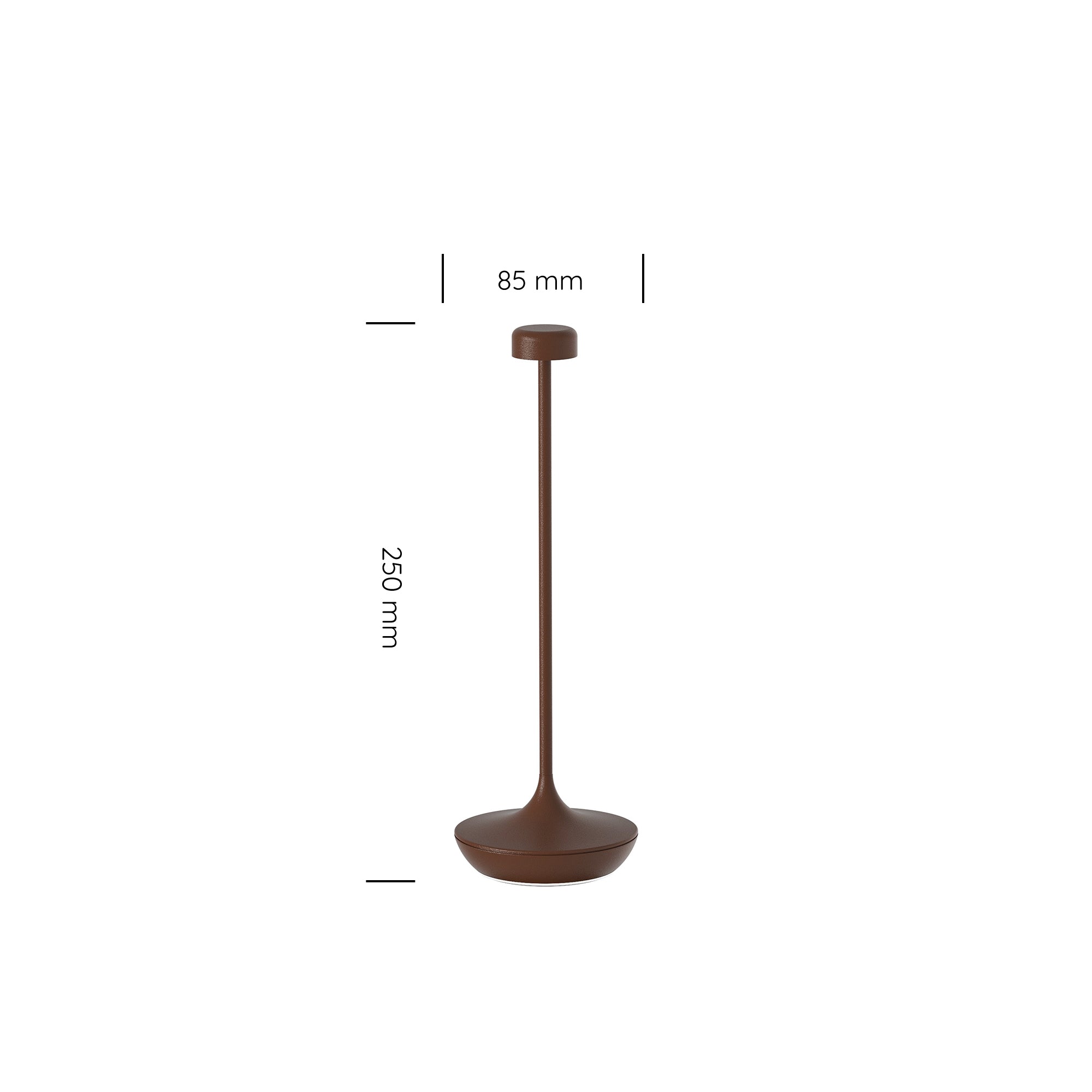 Deca Rechargeable Cordless Table Lamp (Set of 6) Corten