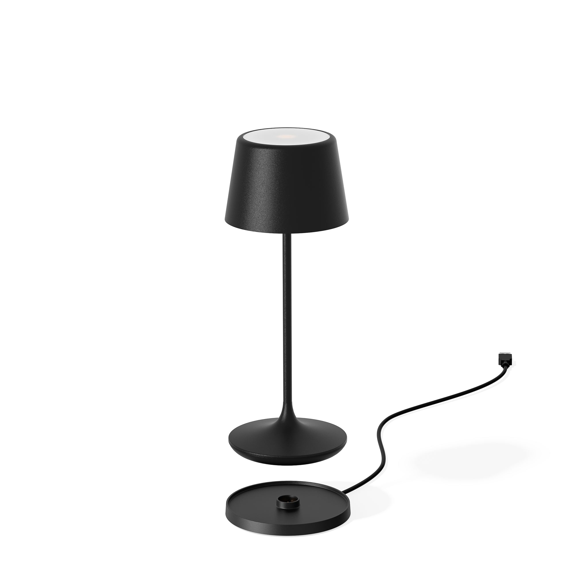 Luna 300 Rechargeable Table Lamp (Set of 6) Matte Black
