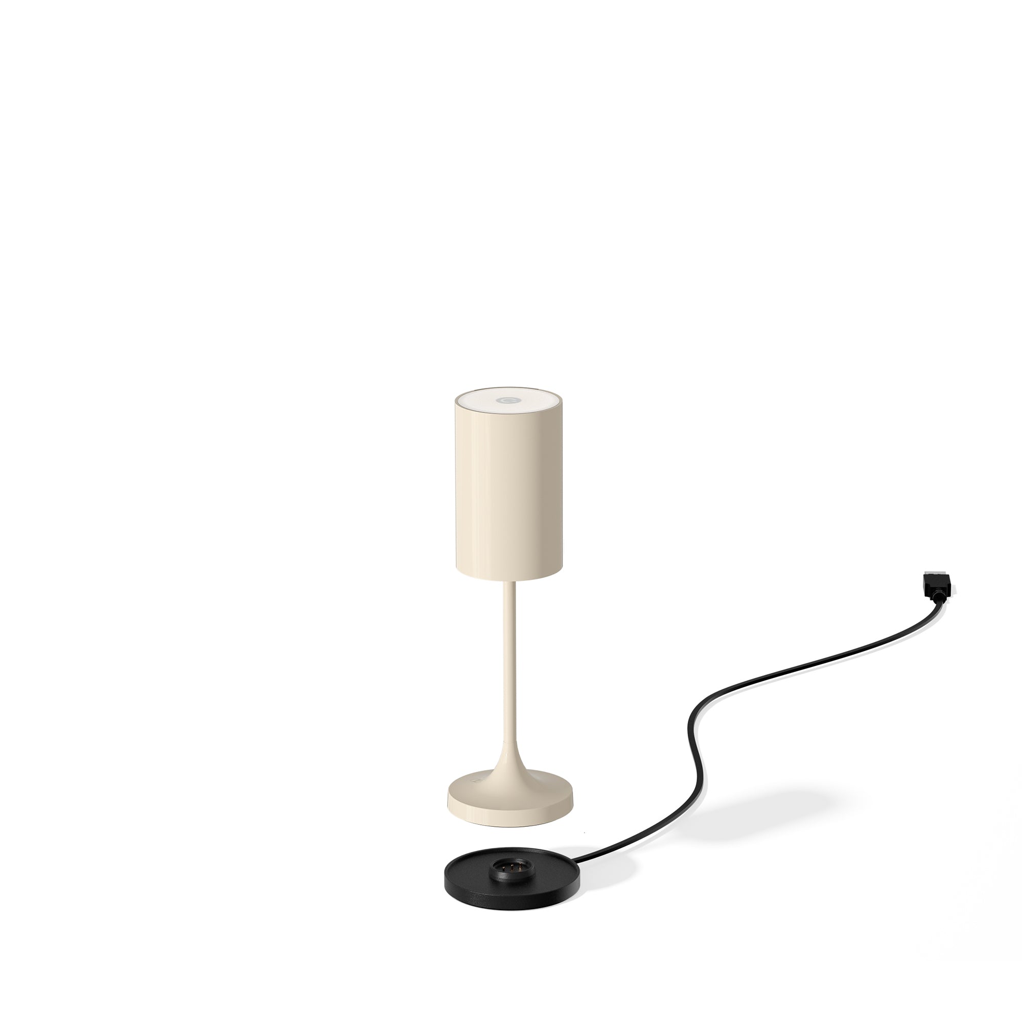 Vina 200 Rechargeable Table Lamp (Set of 6) Ceramic Cream White