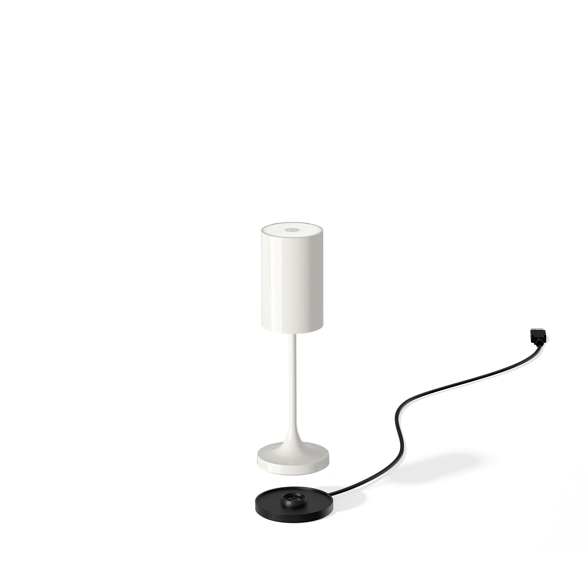 Vina 200 Rechargeable Table Lamp (Set of 6) Ceramic Pearl White