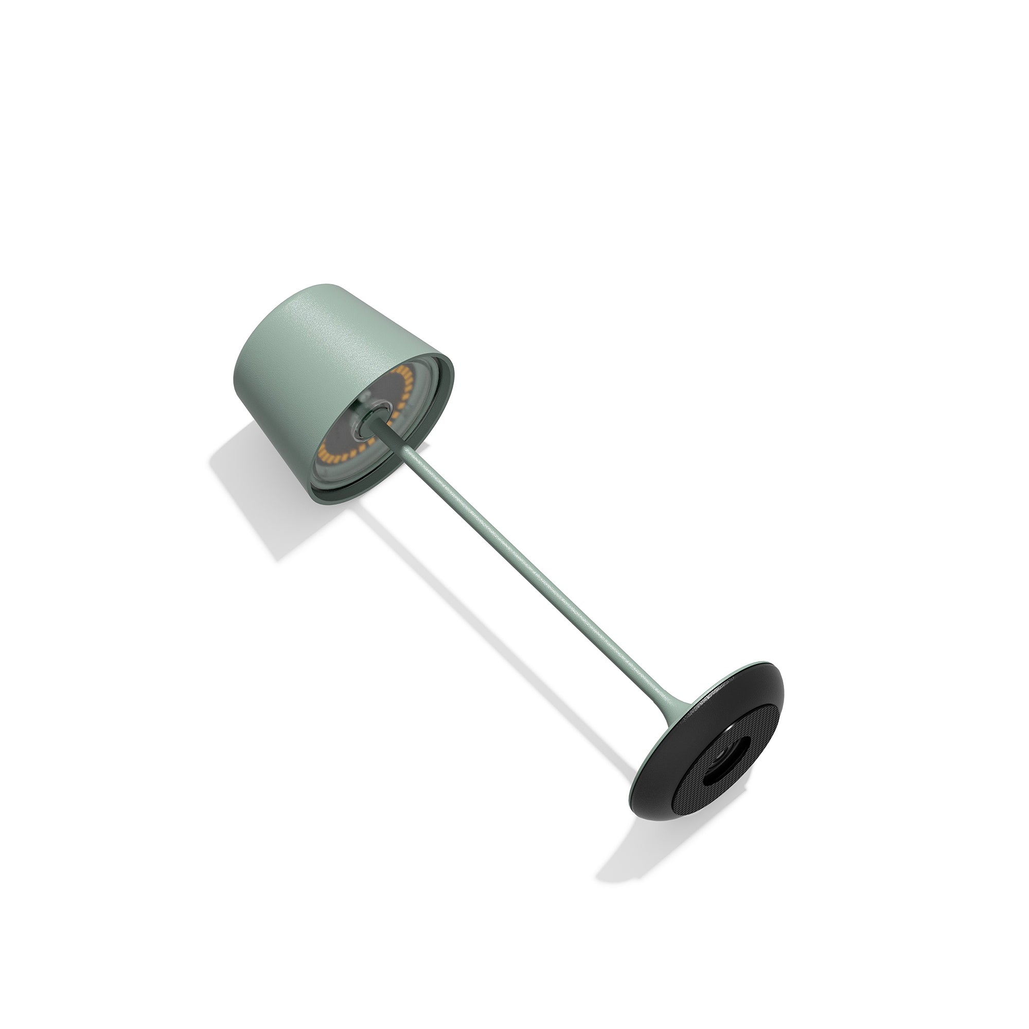 Luna Micro Rechargeable Table Lamp (Set of 6) Matte Green Grey